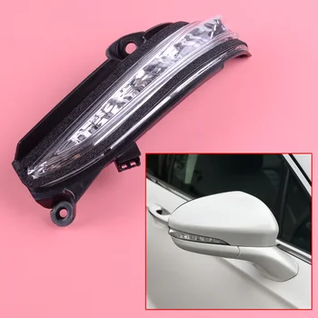 

DWCX Right LED Side Mirror Blinker Turn Signal Light Indicator Clear Lamps Lens DS7Z13B375A fit for Ford Monde 2013-2017 2018