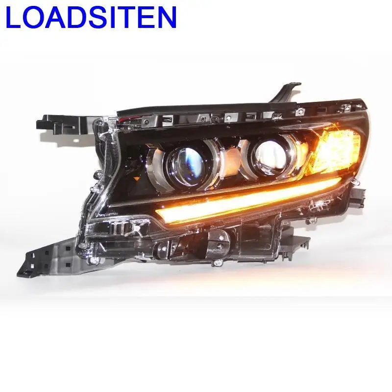 Сигнал поворота автомобиля Drl Automovil бег Luces Para Авто Светодиодные Автомобильные фары передние противотуманные фары 18 для Toyota Prado