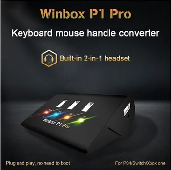 

Coov Winbox P1 Pro Keyboard And Mouse Converter USB Dock Station For PS4 Xbox Nintendo Switch PC Jaypad Gaming Controller