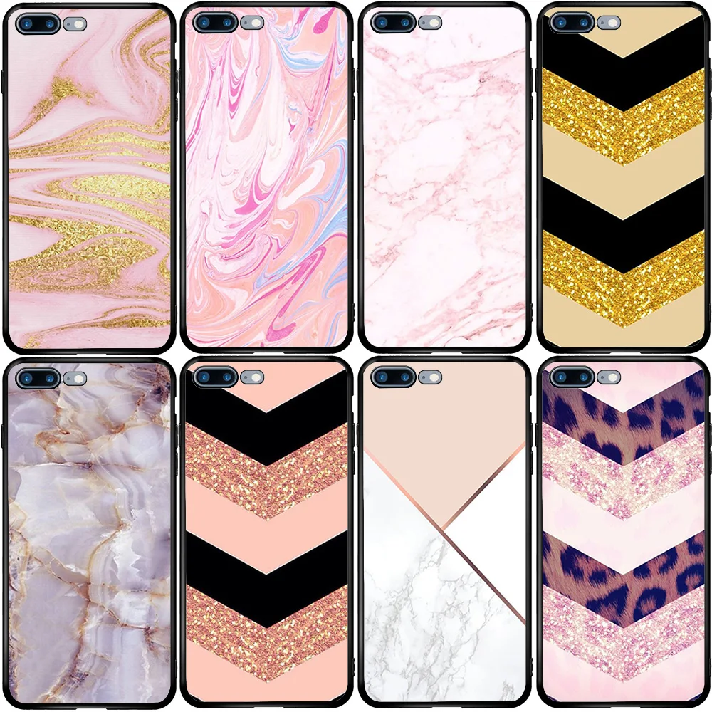 Cover Case for Xiaomi Redmi Note 10 9 9S 9A 8 8T 7 6 7A 6A 5A 5 A1 A2 A3 Pro Max Plus Мрамор розовое золото | Мобильные