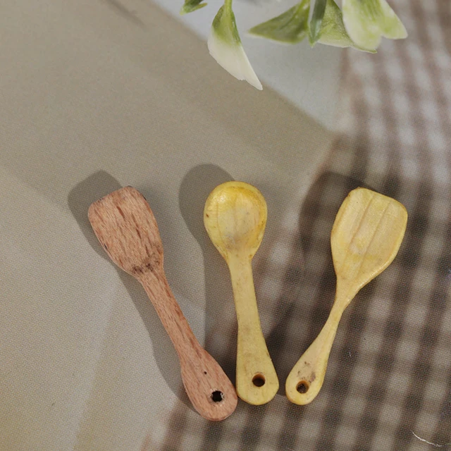 1:12 Dollhouse Miniature Mini Different Kinds Shovel Soup Spoon Kitchen Tool Utensils For Dollhouse Decoration 4