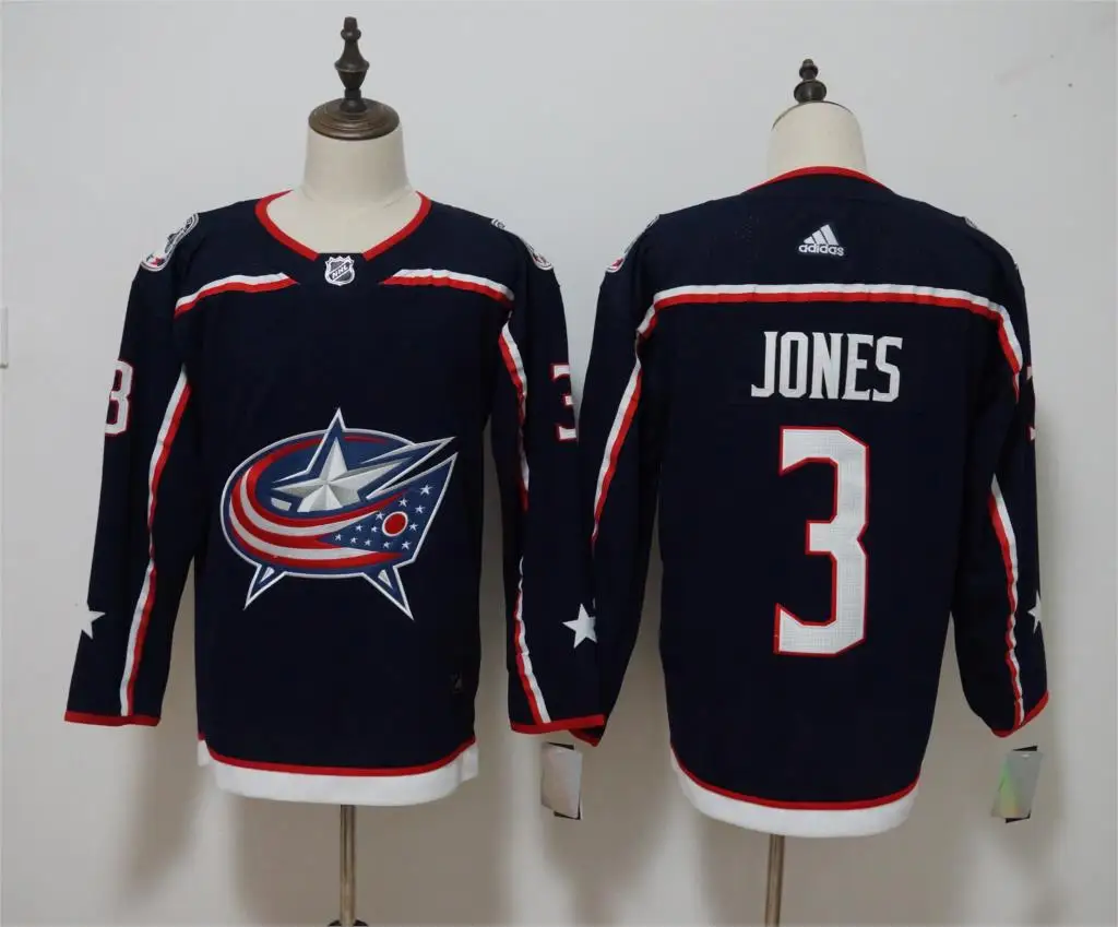 Сшитая Мужская одежда для взрослых#71 Nick Foligno 72 Sergei Bobrovsky 3 Seth Jones 9 Artemi Panarin Jersey
