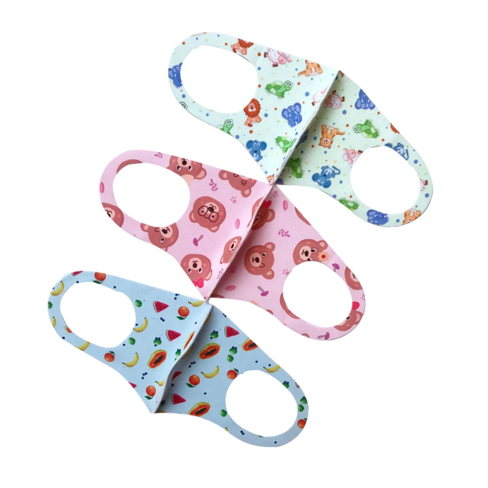 10pcs Earloop Mask Cycling Anti-dust Haze Mouth Face Masks Children Cotton Anti-pollution Ice Silk Kids Dust | Красота и здоровье