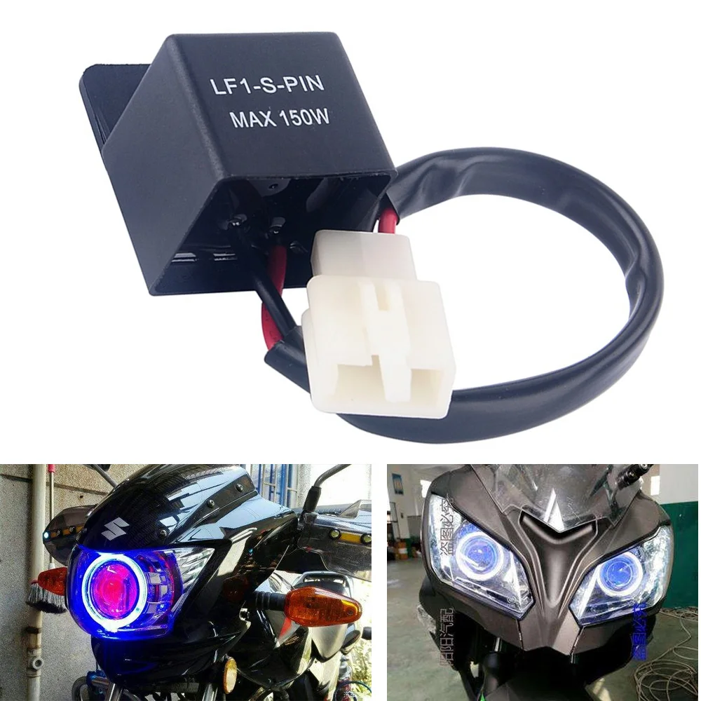 12A 2Pin электронный светодиодный проблесковый маячок реле для Honda Kawasaki Suzuki Yamaha мотоцикл лампочка указателя поворота Hyper Flash