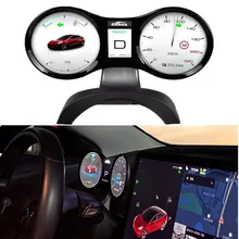 Tableau de bord numérique multimédia LCD de voiture, pour Tesla modèle 3/modèle Y, affichage tête haute, jauges