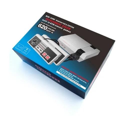 620 game HDMI/AV выход Мини Ретро Классический Портативный игровой плеер семья ТВ Видео игровая консоль детство встроенные 620/621 8 бит игры - Цвет: 620 game