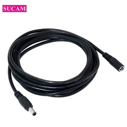 Câble d'extension de caméra de vidéosurveillance, DC 12V, 5.5mm x 2.1mm, cordon d'alimentation mâle femelle pour caméras AHD IP WIFI 