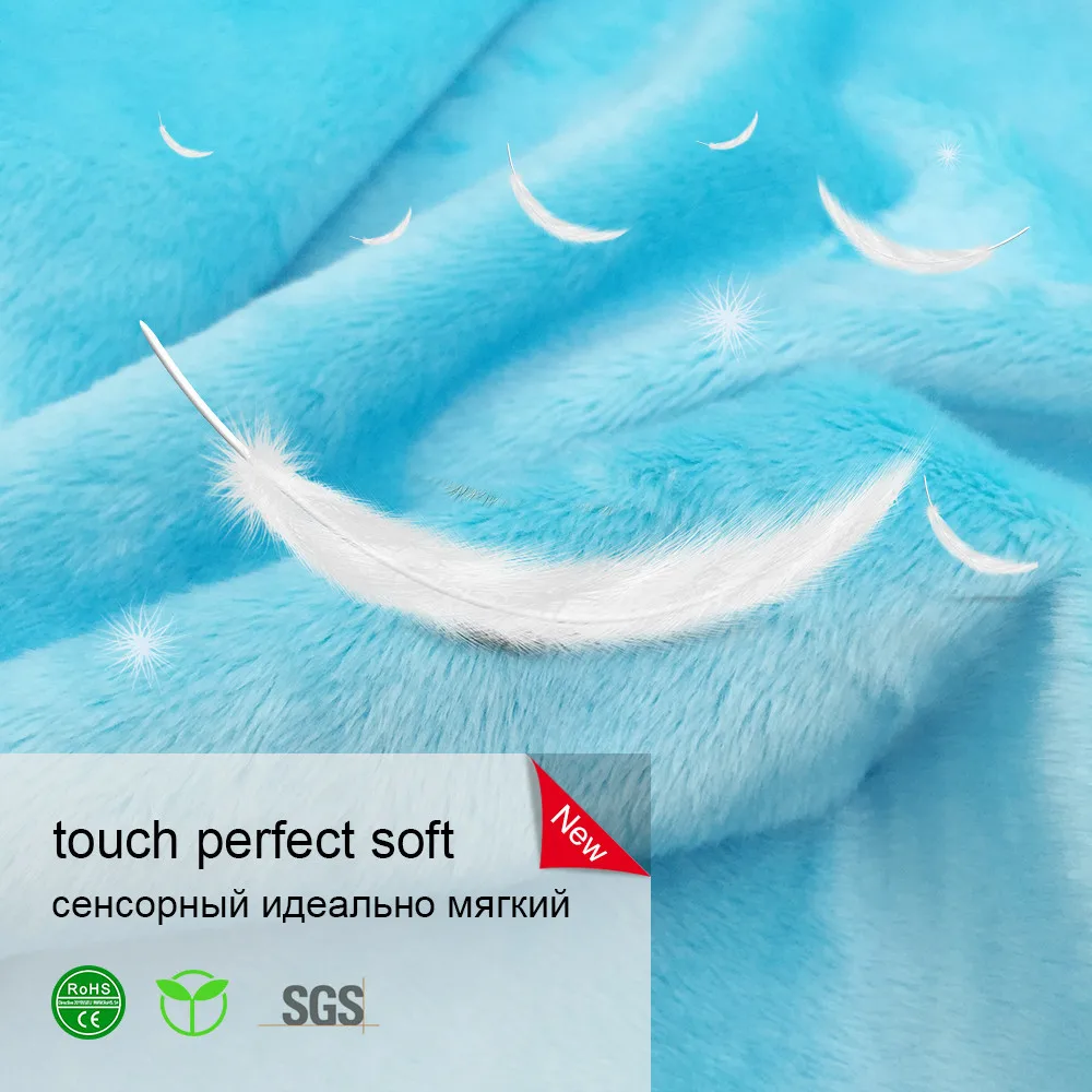 5 мм ворс 150x50 см/80 см/100 см Minky плюшевая ткань для сшивание лоскутов по принципу "сделай сам" tissus Австралийский метр полиэстер Telas бархатная ткань