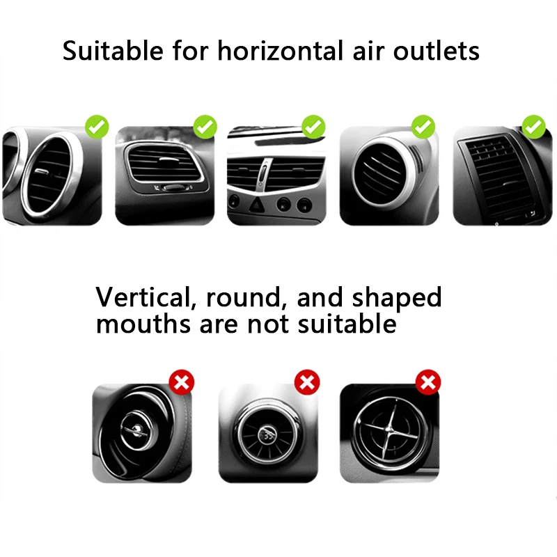 Универсальный автомобильный держатель для телефона Air Vent Mount Gravity смартфон подставка для поддержки 1 шт