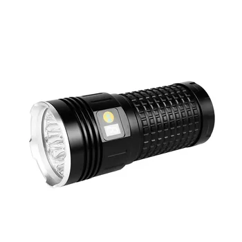 

XML T6 x 18 LED Hunting Flashligt 4X18650 Battery 3.7V Rechargeable Battery Torch Flashlight Bright Hunting Torch 0F#