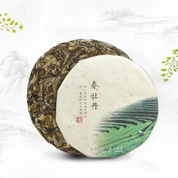 

2019 China Fuding Baicha Spring Peony White Tea 350g Tea Cake for Protect The Cardiovascular System
