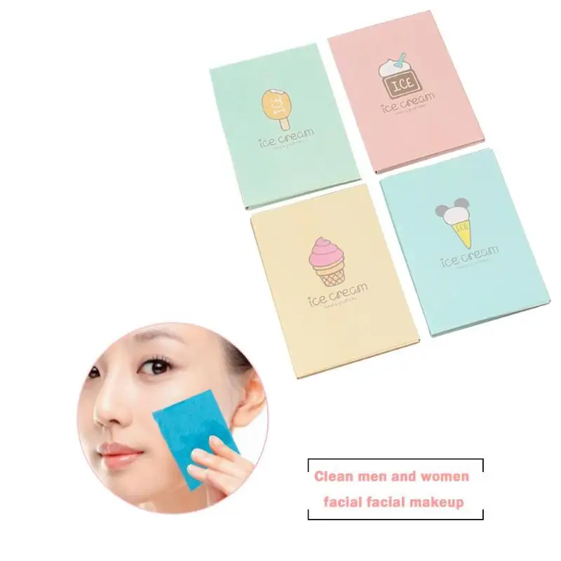 50pcs/Box Oil Blotting Paper Face Cleaning Tool FaceOil Absorbent Paper Various Specifications and Wide Applications