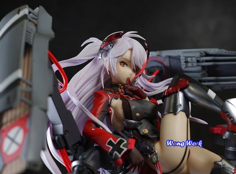 Wong работа Неокрашенная маленькая Смола Prinz Eugen в разобранном гараже наборы GK модель комплект рисунок WF2018S