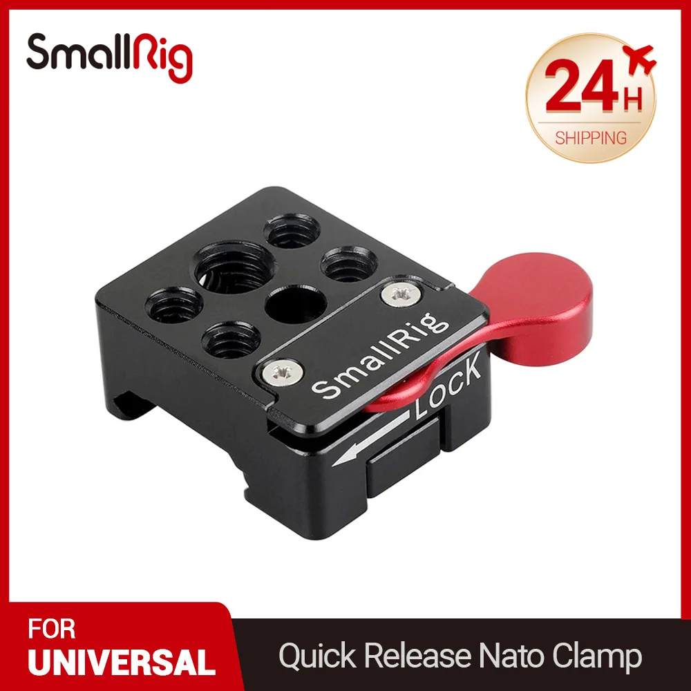 Быстросъемный адаптер SmallRig для цифровой зеркальной камеры зажим Nato с 1/4 1/8