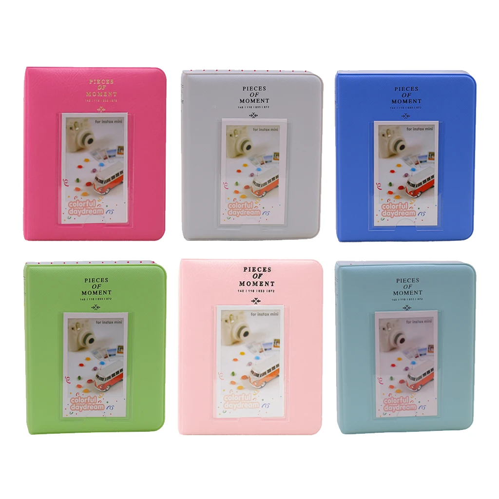 64-Pocket Mini Album Case Storage for fujifilm instax mini 8, 9 7s 50 3'' Film
