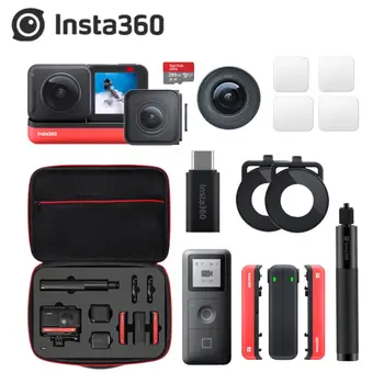 

Insta360 ONE R Sports Action Camera 5.7K 360 4K Wide Angle Waterproof Video Camera Invisible Selfie Stick Storage Case Bag