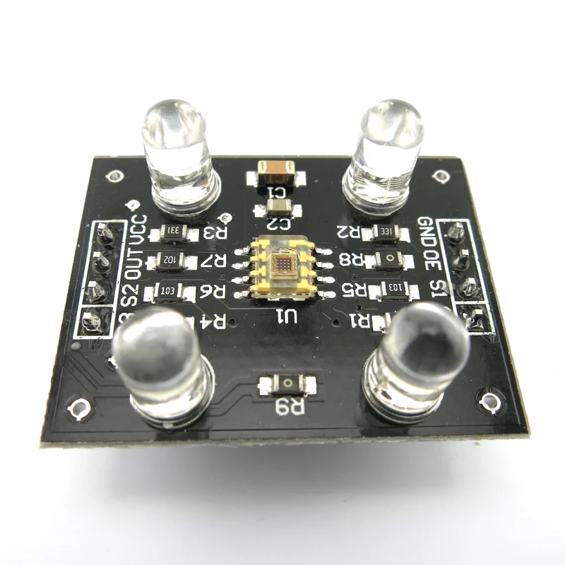 Датчик распознавания цвета TCS230 TCS3200 модуль распознавания цвета для arduino DIY модуль DC 3-5 в вход