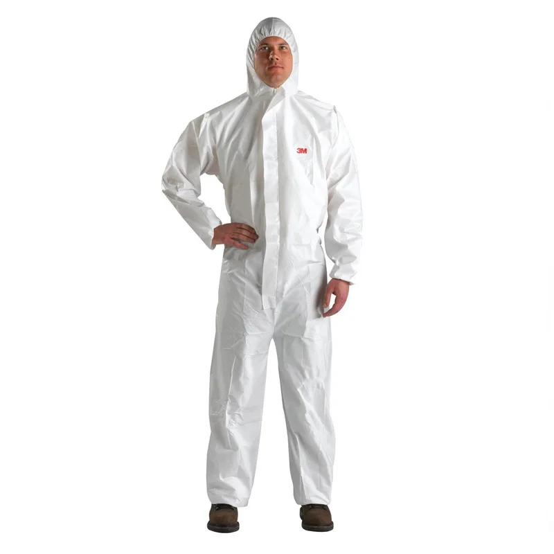 

3m4510 White One-piece Hooded Protection Suit Dustproof Clothes Particulate Matter And Liquid Limited Splash fang yi fu
