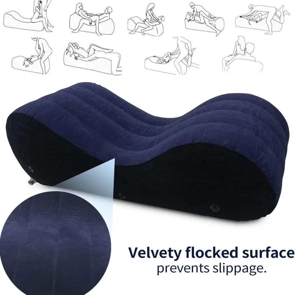 SM Inflatable Sex Sofa Bed Sexual Position Pad Adult Toys Sex Furniture for Couples Fun Cushions Pilow Chair Erotic Wedge Pillow