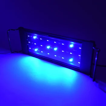 

Super Bright 12/24W LED Aquarium Light Fish Tank Light Grass Lamp for 30-80cm Planted Fish Tank White Warm White Blue Light D25