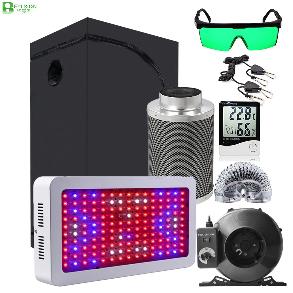 BEYLSION 17 Designs Wachsen Box Zelt Growbox Anlage Wachsen Lampe Vollständig Set Indoor Led Wachsen Zelt Mit Fan Und Filter für Hydrokultur