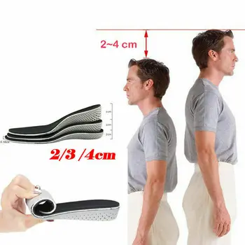 

Newest Arrival 2-4CM Air Cushion Invisible Height Increase Insoles Shoe Inserts Pad Taller