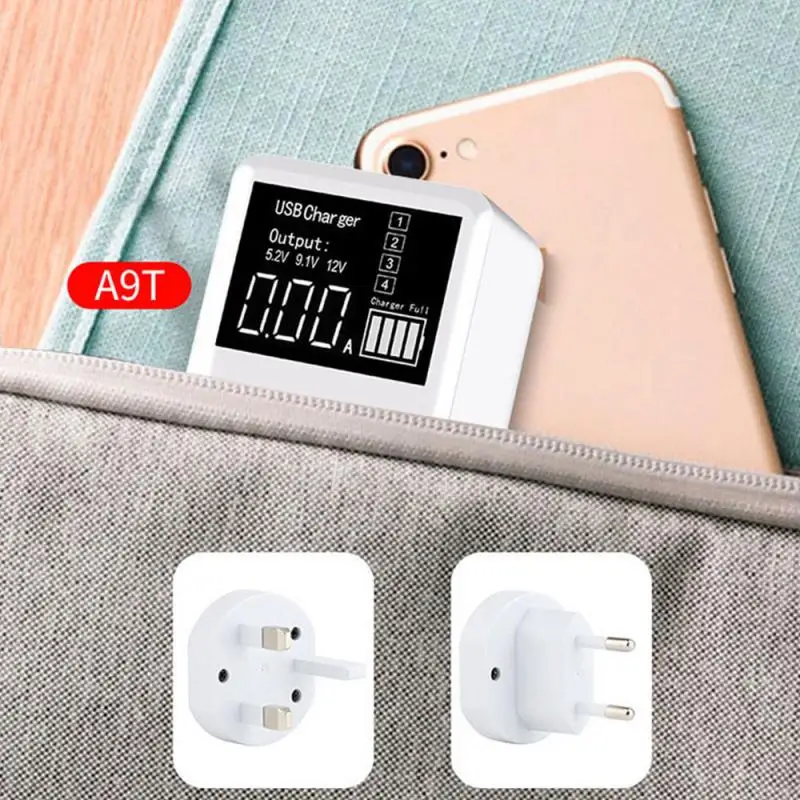 Mr usb type C зарядное устройство 30 Вт Быстрая зарядка QC4.0 QC3.0 портативное зарядное устройство светодиодный дисплей USB зарядное устройство для iPhone X samsung адаптер для путешествий