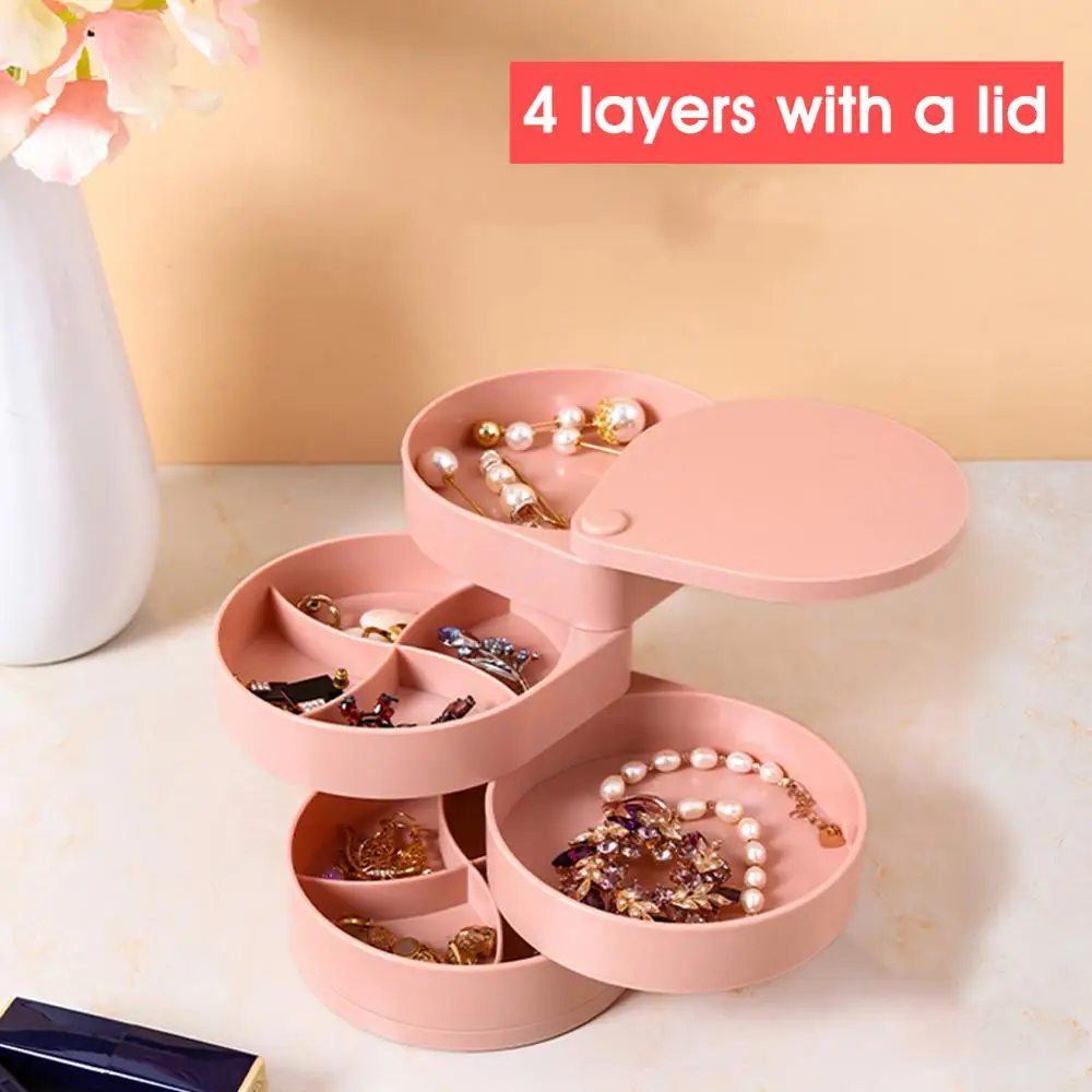 

4 Layers Cosmetic Storage Box Makeup Organizer Cosmetics Storage Rack Fashion helf Display Stand High Capacit