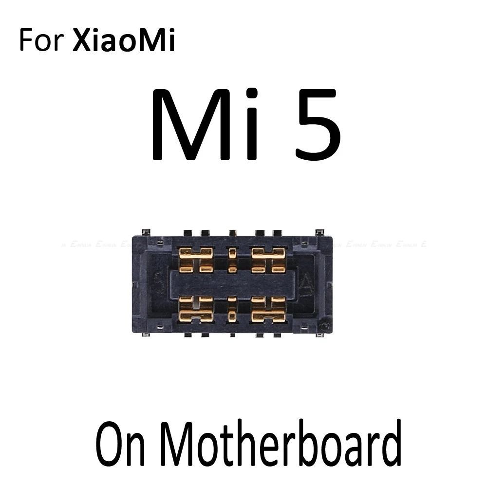 5 шт. FPC разъем батарея держатель зажим контакт для Xiaomi mi 5X A1 A2 6X красный mi 5 Plus 6 6A Note 4 4X Pro 5 5A 7 Pro на плате - Цвет: For Xiaomi Mi 5