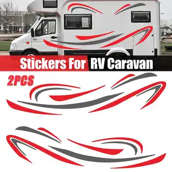 

Car RV Motorhome Stripes Graphics Vinyl Decals Stickers Body DIY Decals For Caravan Trailer Camper Van