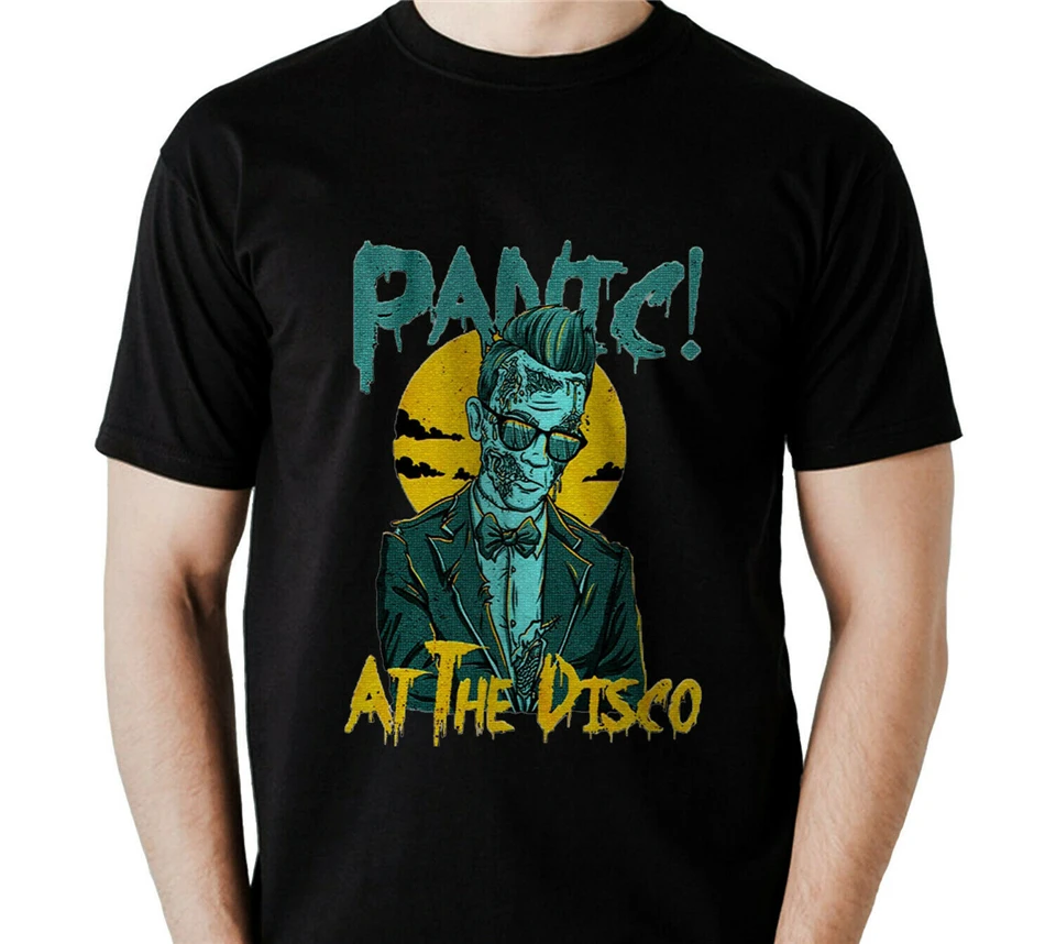 Panic! At The Disco рок группа футболка для мужчин S M L Xl 2Xl 3Xl размер США унисекс мужская и