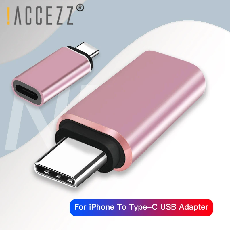 ! Переходник ACCEZZ Type C OTG USB папа к IPhone кабель мама для зарядки и передачи данных Huawei