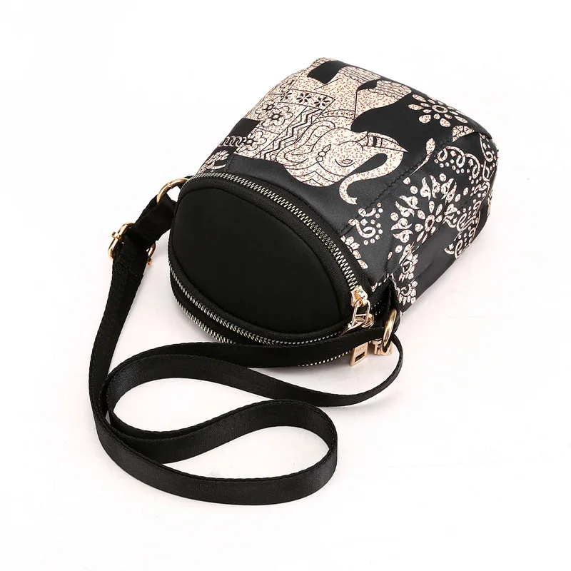 

Baigou Bag New Style Elephant Leaf WOMEN'S Bag Mom Shopping Play One-Shoulder Oblique Hand Bag