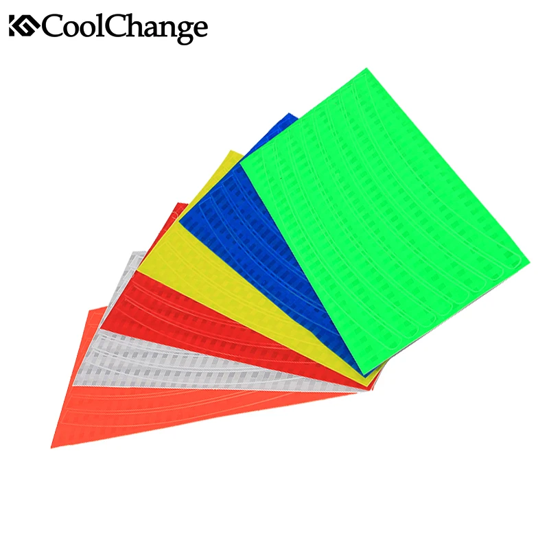 В свободном доступе! Противообрастающие светоотражающие наклейки для велосипедов обода колеса светоотражающие ленты отражатель безопасности предупреждающие ремни Велосипедное оборудование