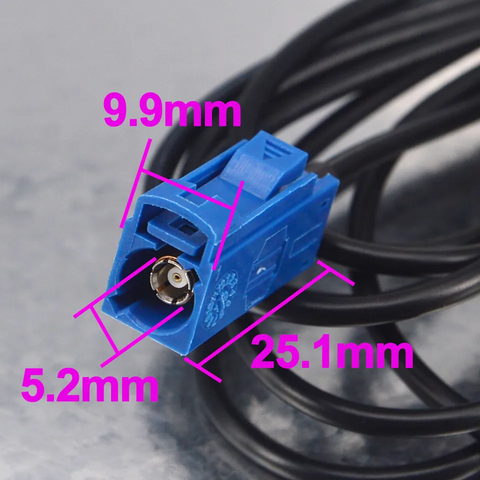 Eightwood Cable SMA Fakra GPS Adaptateur Câble Fakra C à SMA Mâle Câble RG174 15cm 6inch Dépistant Le Récepteur GPS Navigation De GPS Antenne Voiture