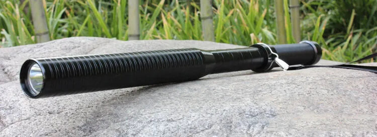 CCGK Self-Defense Flashlight Outdoor Emergency LED Long Flashlight 3 Mode Rechargeable Baseball Bat Anti-Riot Security Equipment (9)