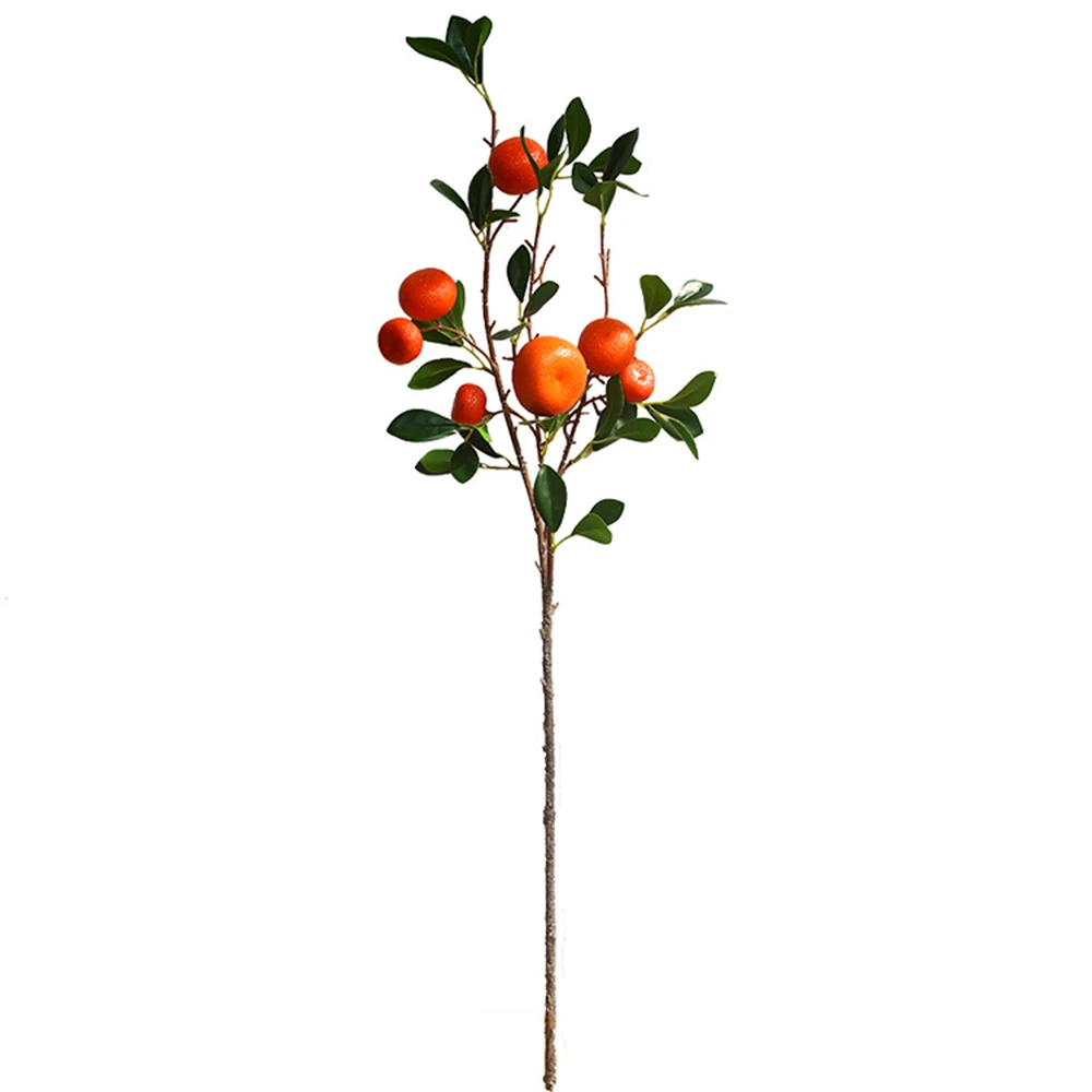 87cm Artificial Fruits Orange Branches Faux Plants Fruit Tree Kumquat