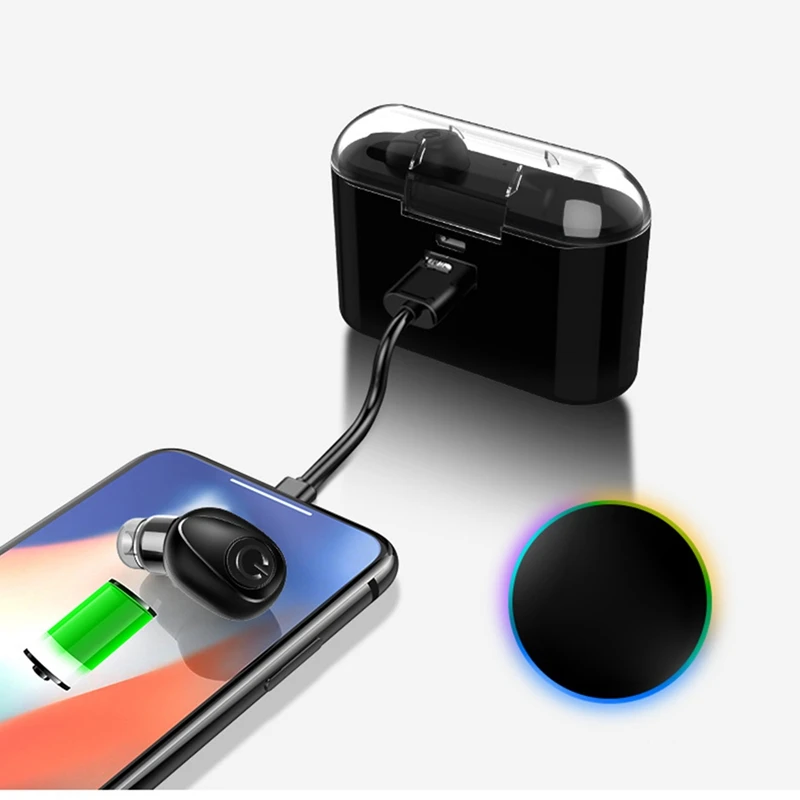 AAAE Top-X8, Bluetooth 4,2, беспроводные наушники, мини, отсек для быстрой зарядки, наушники-вкладыши, гарнитура для Iphone 7/8/X, разъем samsung