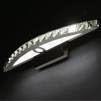 

Minimalist bathroom vanity Mirror front light LED wall lamps modern table Fashion dresser lamp headlight crystal lamp FG23