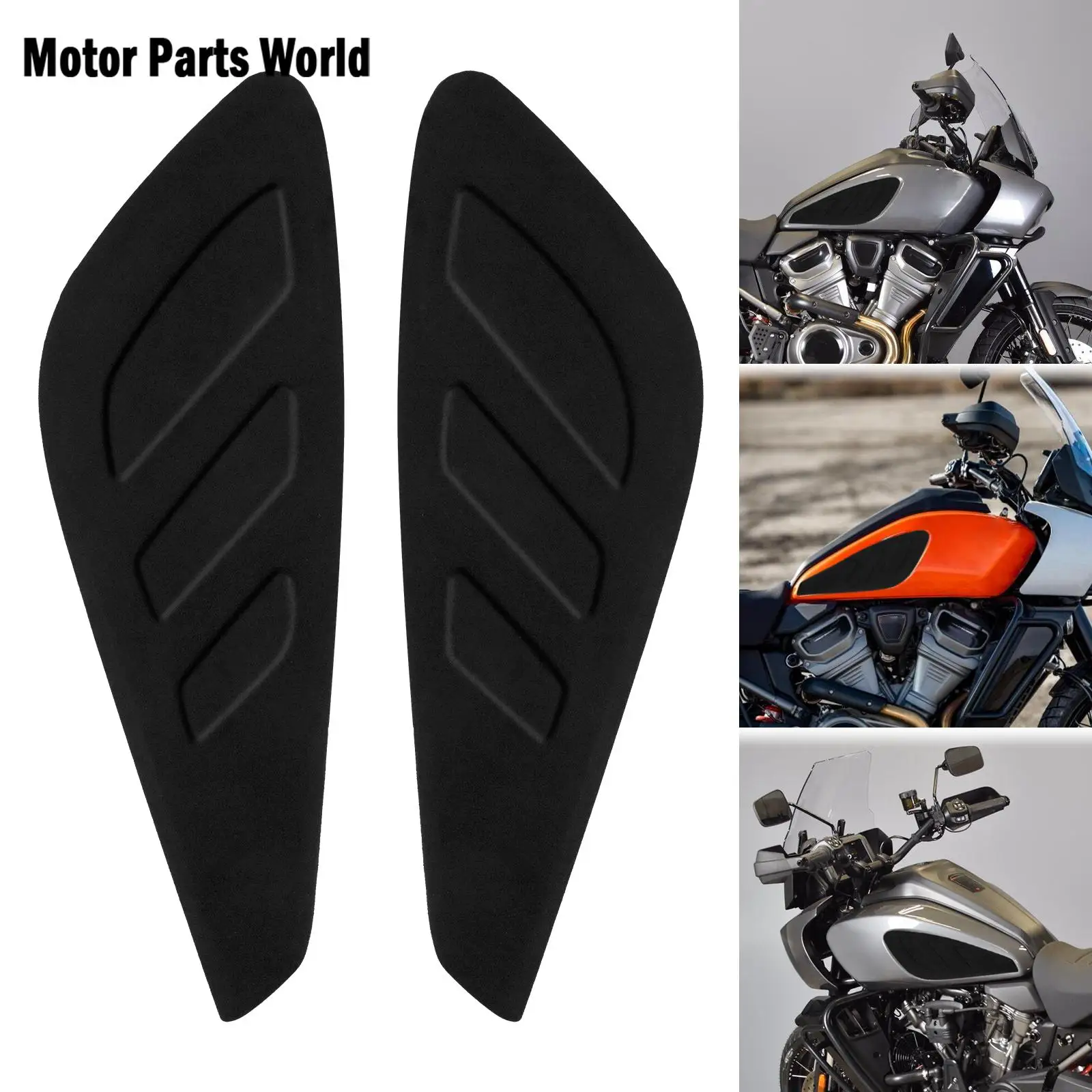 

Motorcycle Black Waterproof Tank Knee Pad Sticker Kit For Harley Pan America RA1250 Special RA1250S Sportster S RH1250S 2021