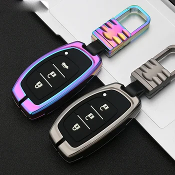 

2020 for Hyundai Sonata Key Cover Smart Key Case Cover for Hyundai Creta I20 IX25/IX35/Elantra/Sonata/I40 Keyless Fob Holder Bag