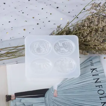 

DIY Resin Crystal Epoxy Mold Halloween Spider Skeleton Pendant Silicone Mould A0NF