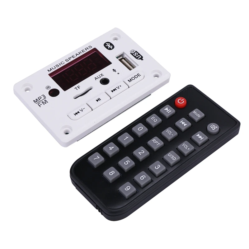 12 В Bluetooth 5 0 декодер o плата MP3 WMA WAV FLAC APE автомобильный модуль USB FM TF радио AUX вход