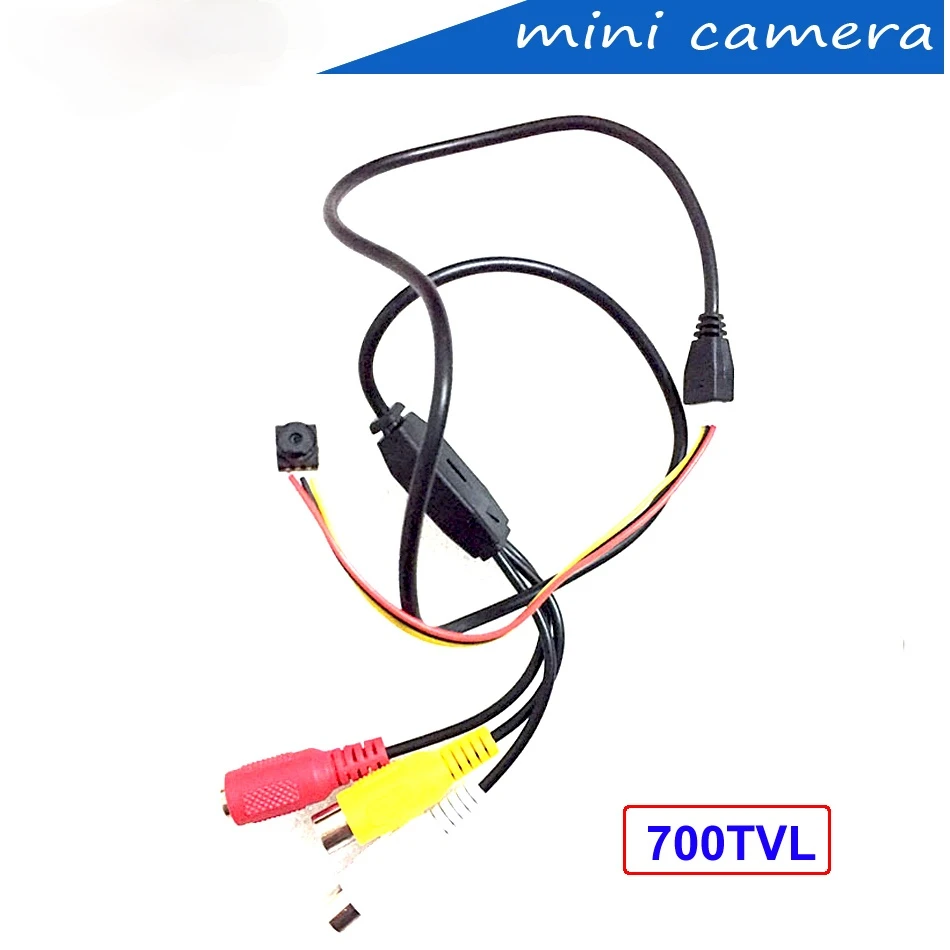 HD Mini Camera 8*8mm 700TVL 3.7mm lens color video Tiny For Home Security CCTV PinHole | Безопасность и защита