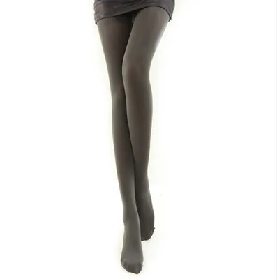 120D Spring Autumn Female Tight Fluorescence Velvet Pantyhose Candy Color Hose Thin Leg Women Tights - Цвет: grey