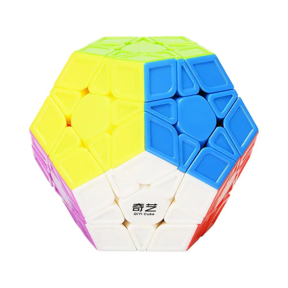 3x3 Megaminx скоростной куб без наклеек Megaminx Dodecahedron магические кубики Головоломка скульптурная версия - Цвет: colorful
