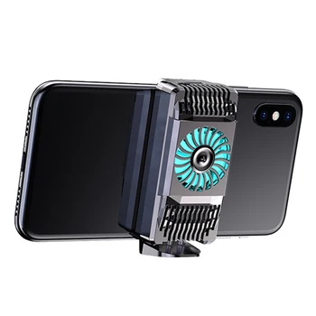 

New 1 PC AH-101 Mobile Phone Eating Chicken Artifact Cooling Fan Case Cold Wind Handle Fan Phone Cooler Holder for Phones PUBG