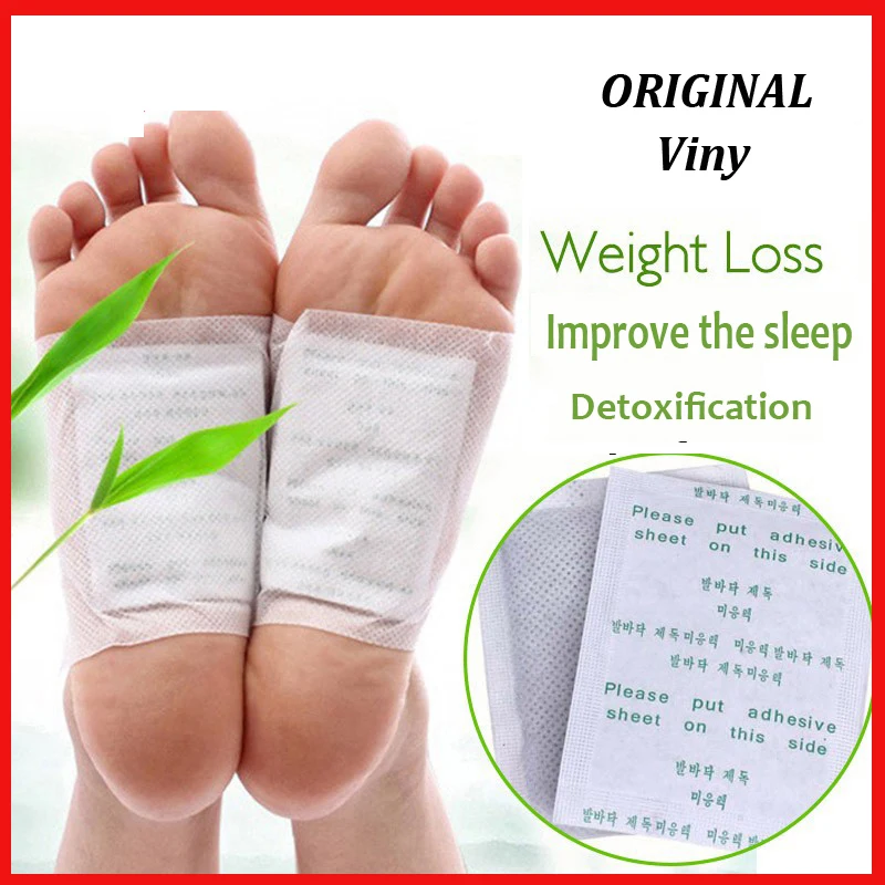 40-Patches Detox Bamboo-Pads Foot-Care Kinoki Sleep Improve with Adhersive 40pcs
