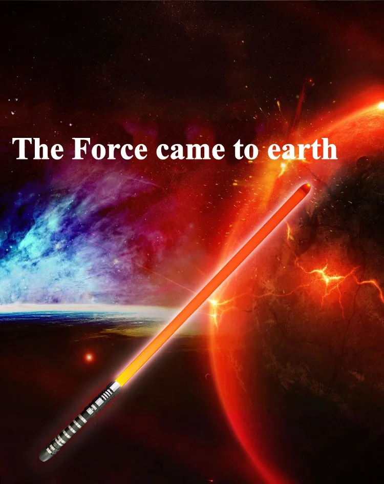 Новое поступление! Световой меч YDD металлический модель Darth Maul RGB