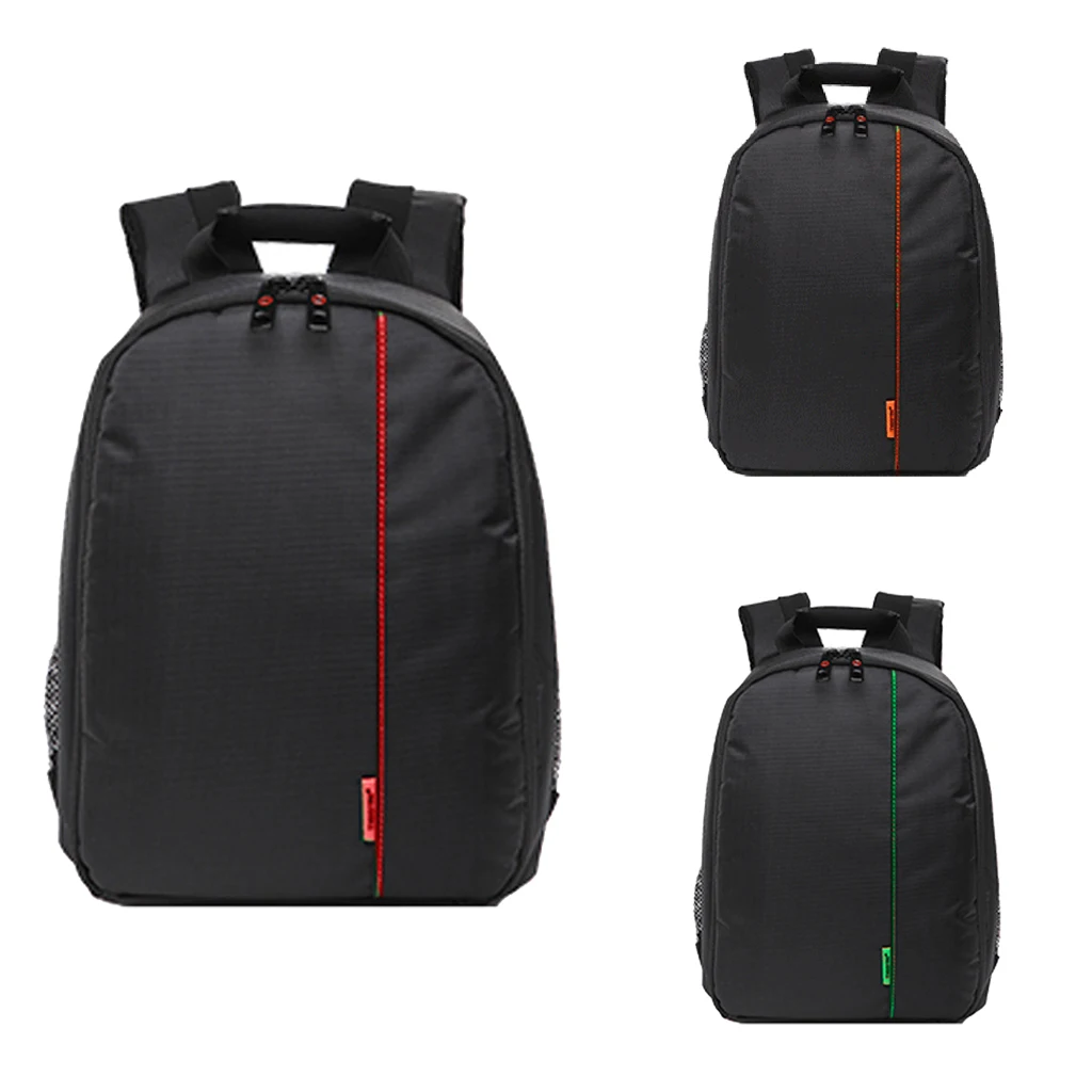 Deluxe DSLR Camera Lens Backpack Case Bag Orange For Canon Nikon Sony Sigma Fujifilm Camera Backpack Video Digital DSLR Bag